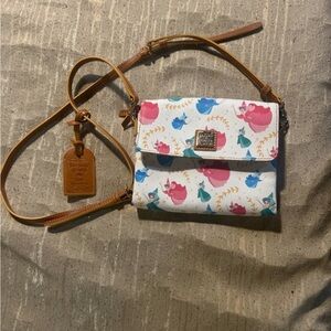 Dooney & Bourke 60th Sleeping Beauty White Crossbody Bag